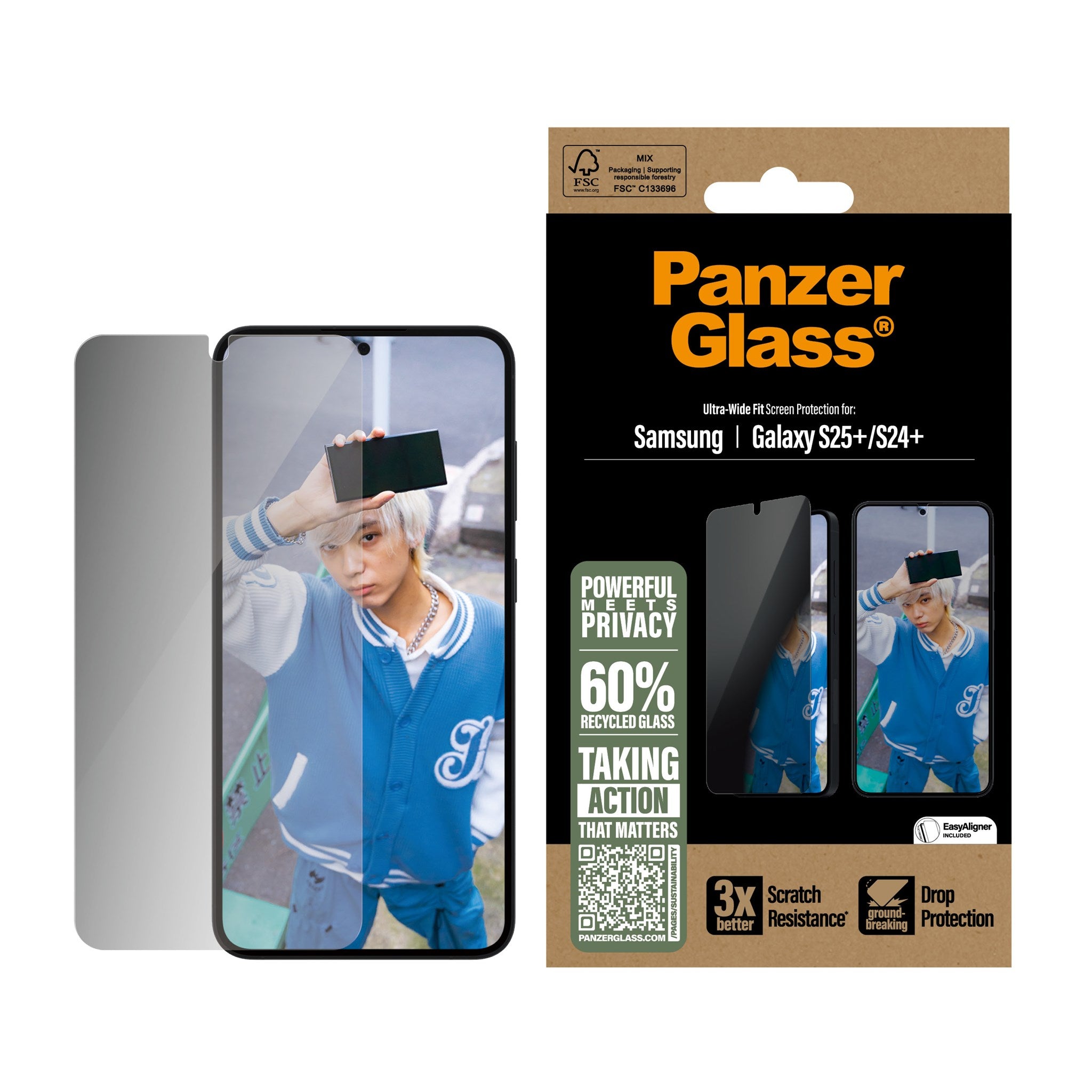 panzerglass-2-way-privacy-displayschutz-samsung-galaxy-s25-s24-ultra-wide-fit image 2