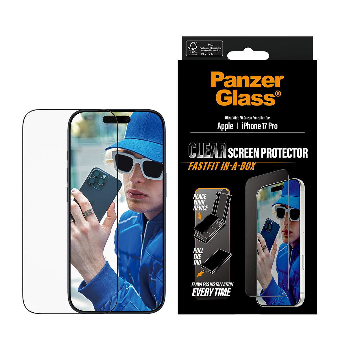 panzerglass-displayschutz-ultra-wide-fit-mit-fastfit-in-a-box-f-r-iphone-17-pro image 2