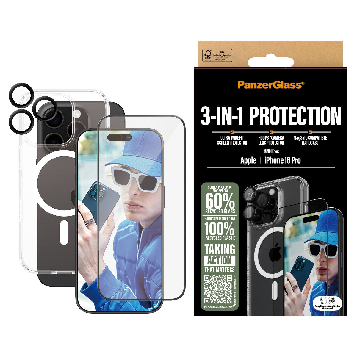 panzerglass-3-in-1-schutz-set-mit-hardcase-und-hoops-f-r-iphone-16-pro image 2