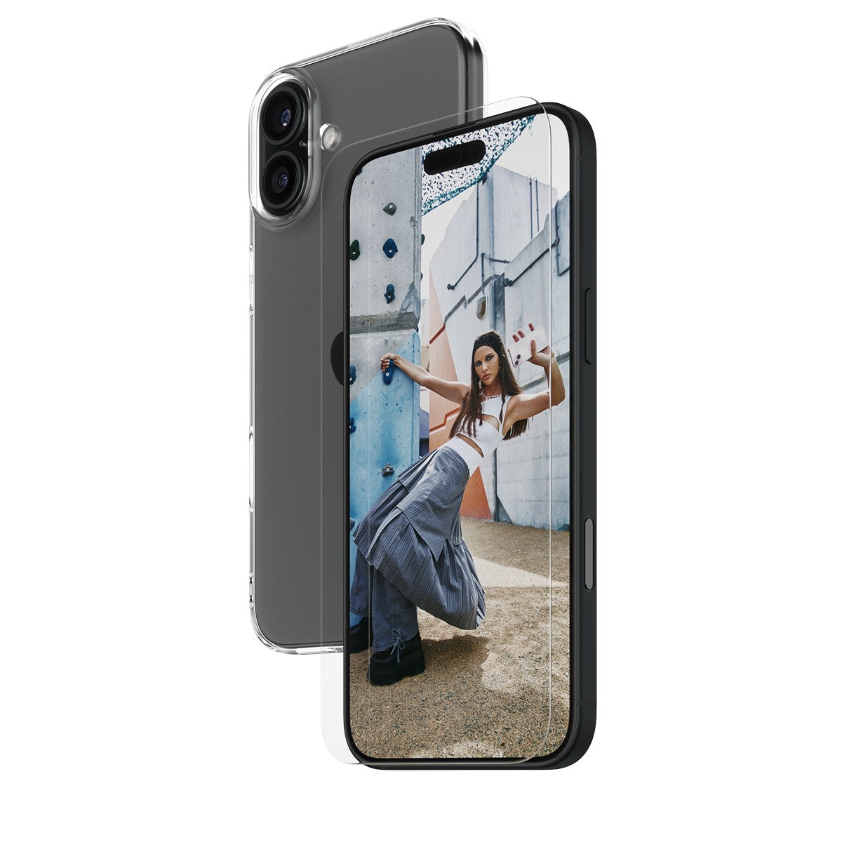 safe-by-panzerglass-2-in-1-schutz-set-iphone-16-plus-displayschutz-h-lle image 1