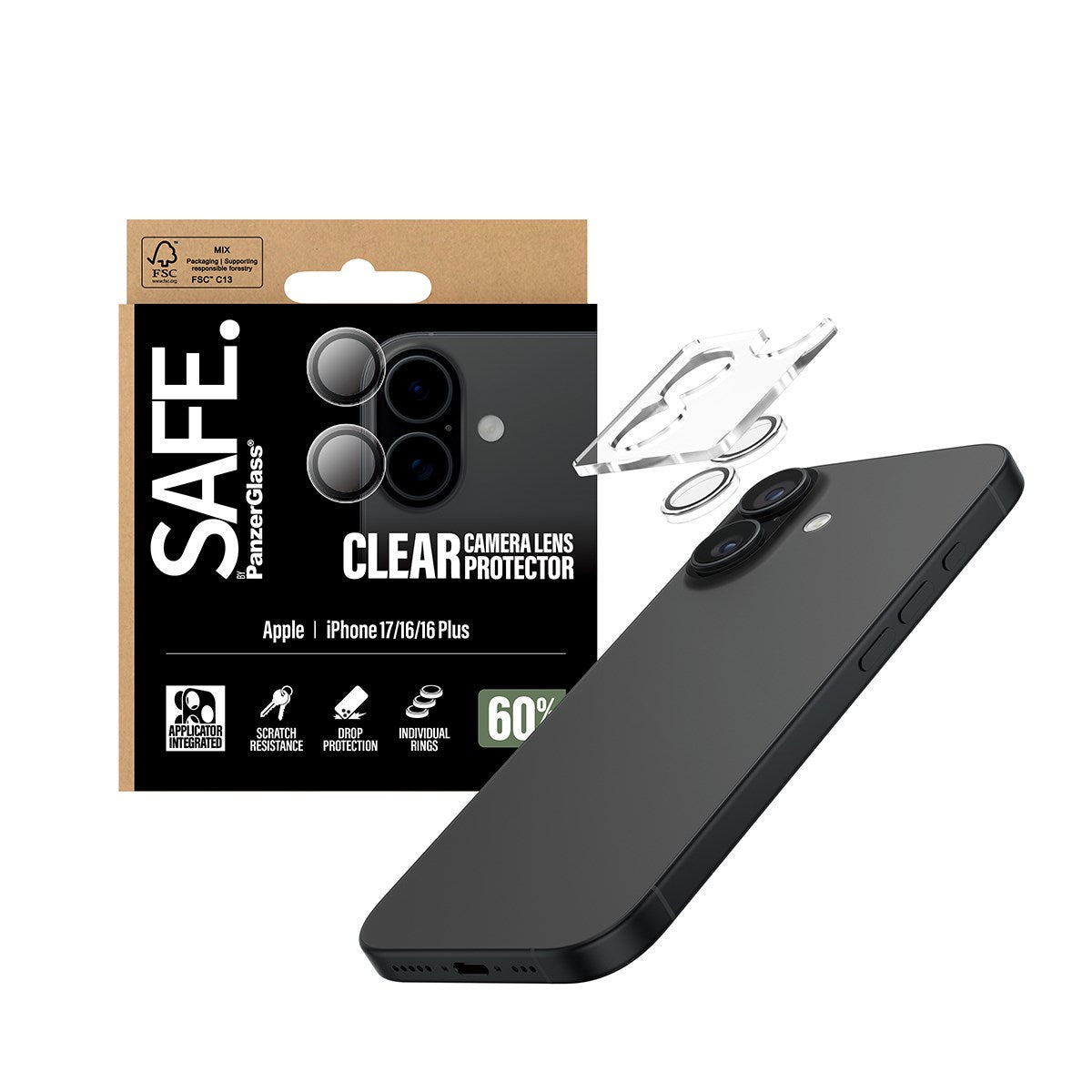 safe-by-panzerglass-kameraschutz-transparent-iphone-17-16-16-plus image 5