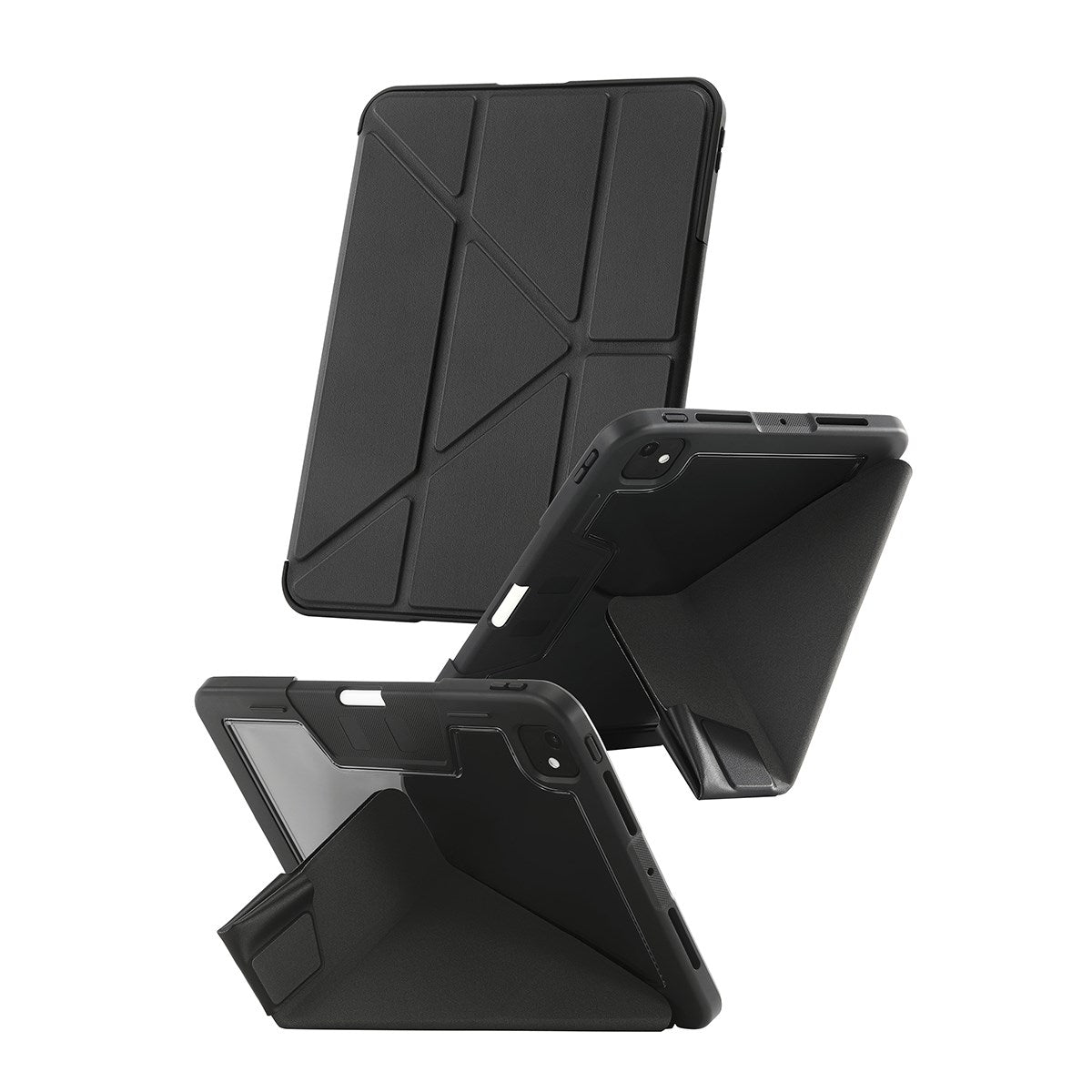 care-by-panzerglass-essential-case-schwarz-ipad-pro-11-zoll-2024-2025-origami-4- image 1