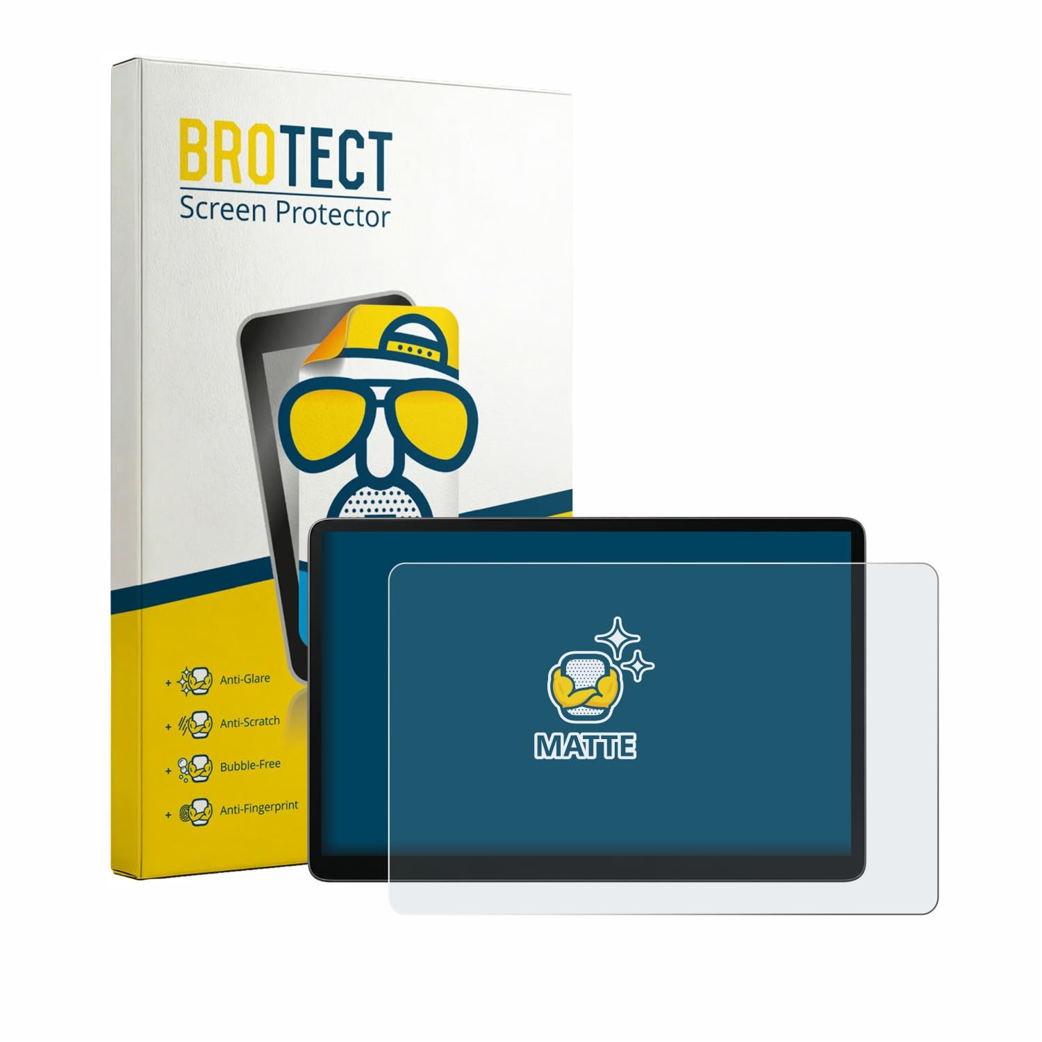 brotect-matt-schutzfolie-f-r-mg-zs-hybrid-plus-anti-reflex-navi-displayschutz image 8