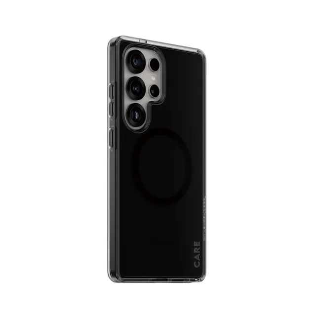 care-by-panzerglass-smokey-case-schwarz-qi-kompatibel-samsung-galaxy-s25-ultra image 1
