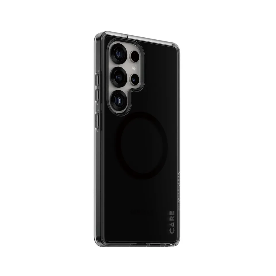 care-by-panzerglass-smokey-case-schwarz-qi-kompatibel-samsung-galaxy-s25-ultra image 1