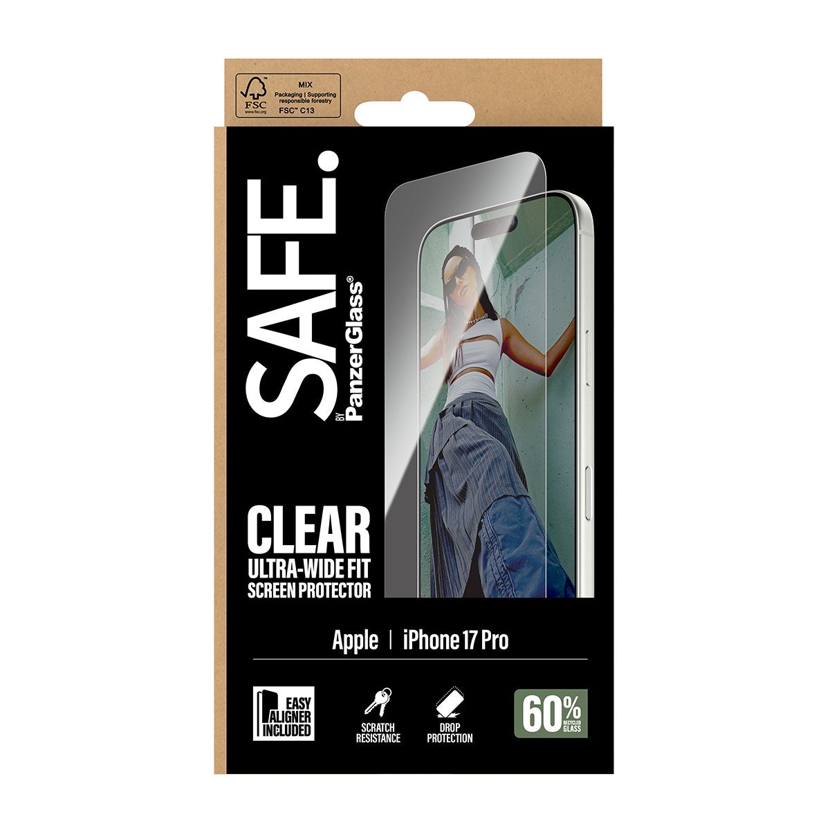 safe-by-panzerglass-displayschutz-ultra-wide-fit-mit-easyaligner-f-r-iphone-17-p image 3