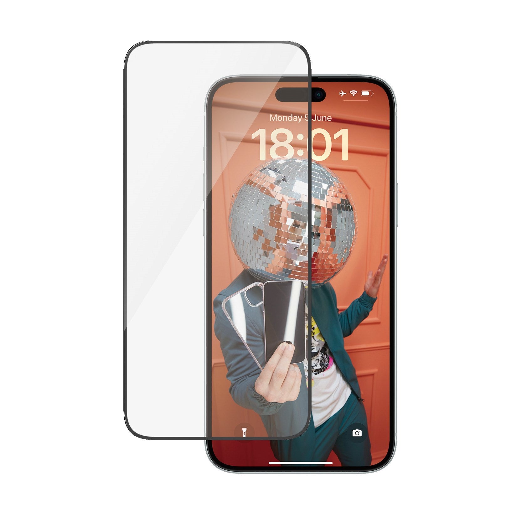 panzerglass-displayschutz-iphone-15-plus-ultra-wide-fit-mit-easyaligner image 1