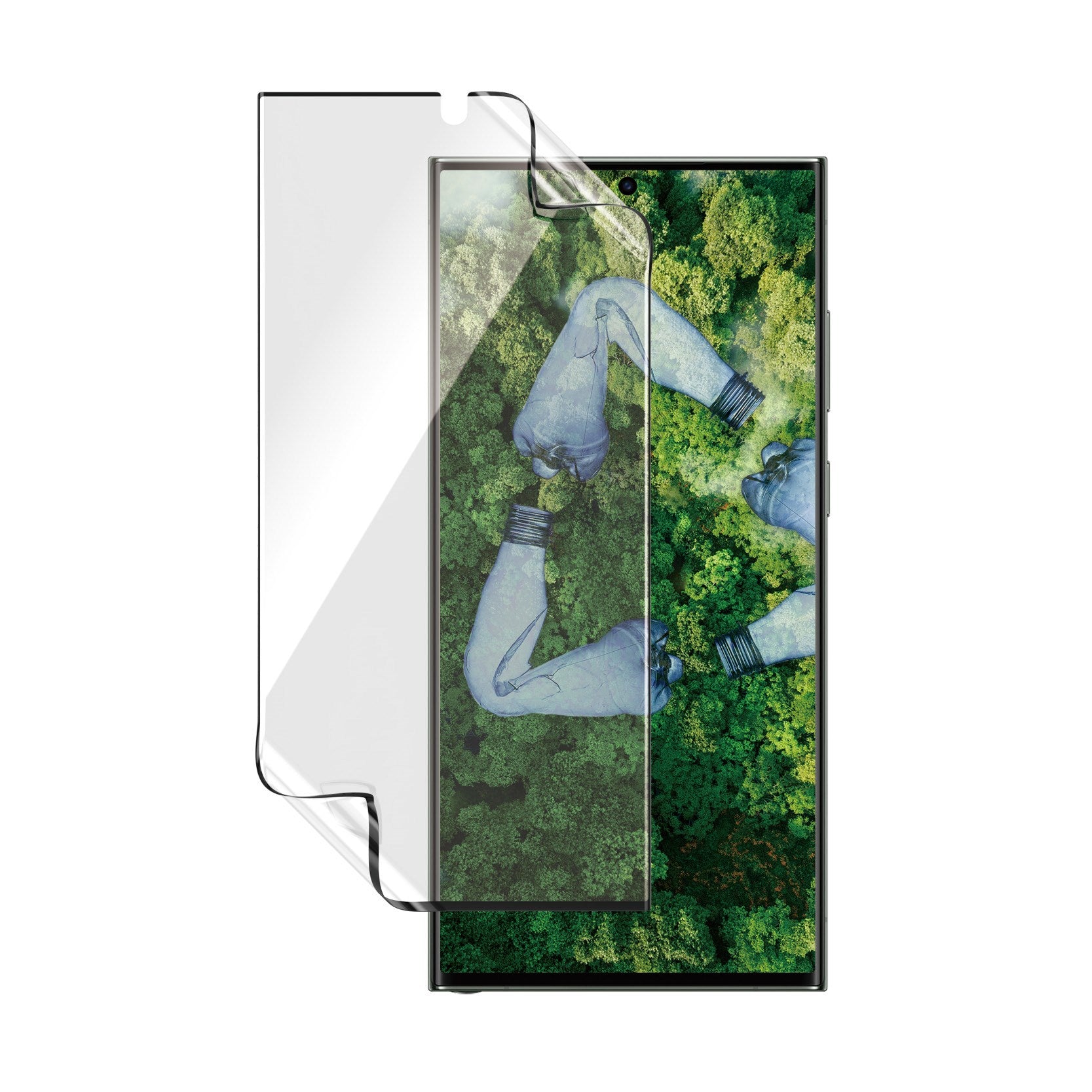 panzerglass-eco-matrix-displayschutz-samsung-galaxy-s23-ultra-mit-alignerkit-ult image 1