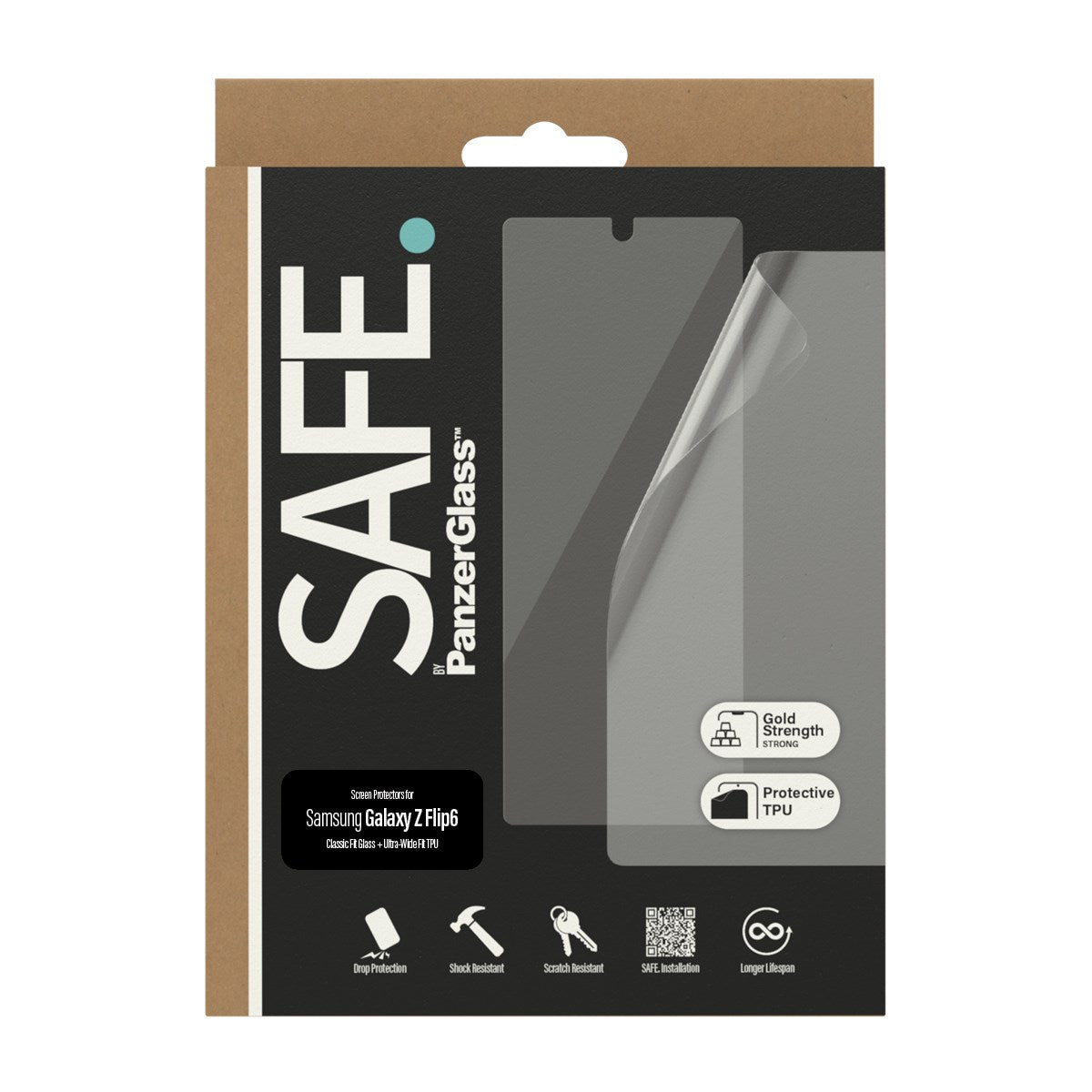 safe-by-panzerglass-displayschutz-2-in-1-f-r-samsung-galaxy-z-flip6-glas-folie image 3