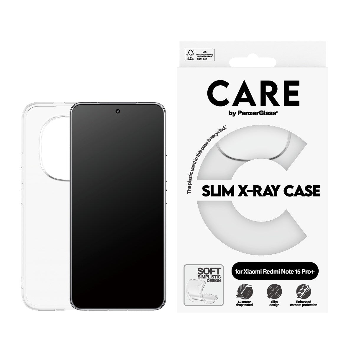 care-by-panzerglass-x-ray-case-transparent-f-r-xiaomi-redmi-note-15-pro image 2