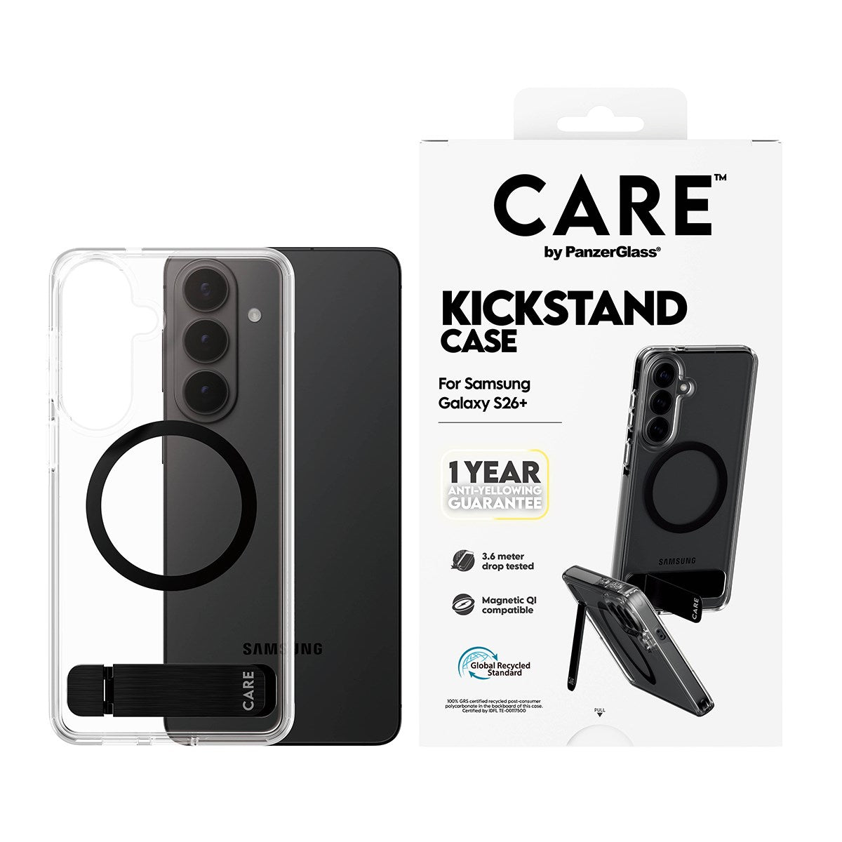 care-by-panzerglass-kickstand-case-transparent-mit-qi-samsung-galaxy-s26 image 2