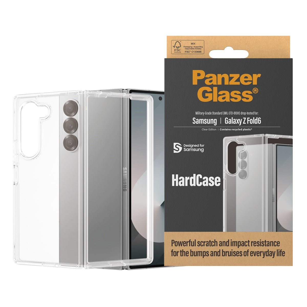 panzerglass-hardcase-transparent-samsung-galaxy-z-fold6 image 2