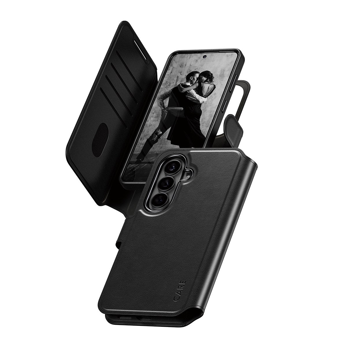 care-by-panzerglass-tango-2-in-1-wallet-h-lle-mit-qi-f-r-samsung-galaxy-s26 image 1