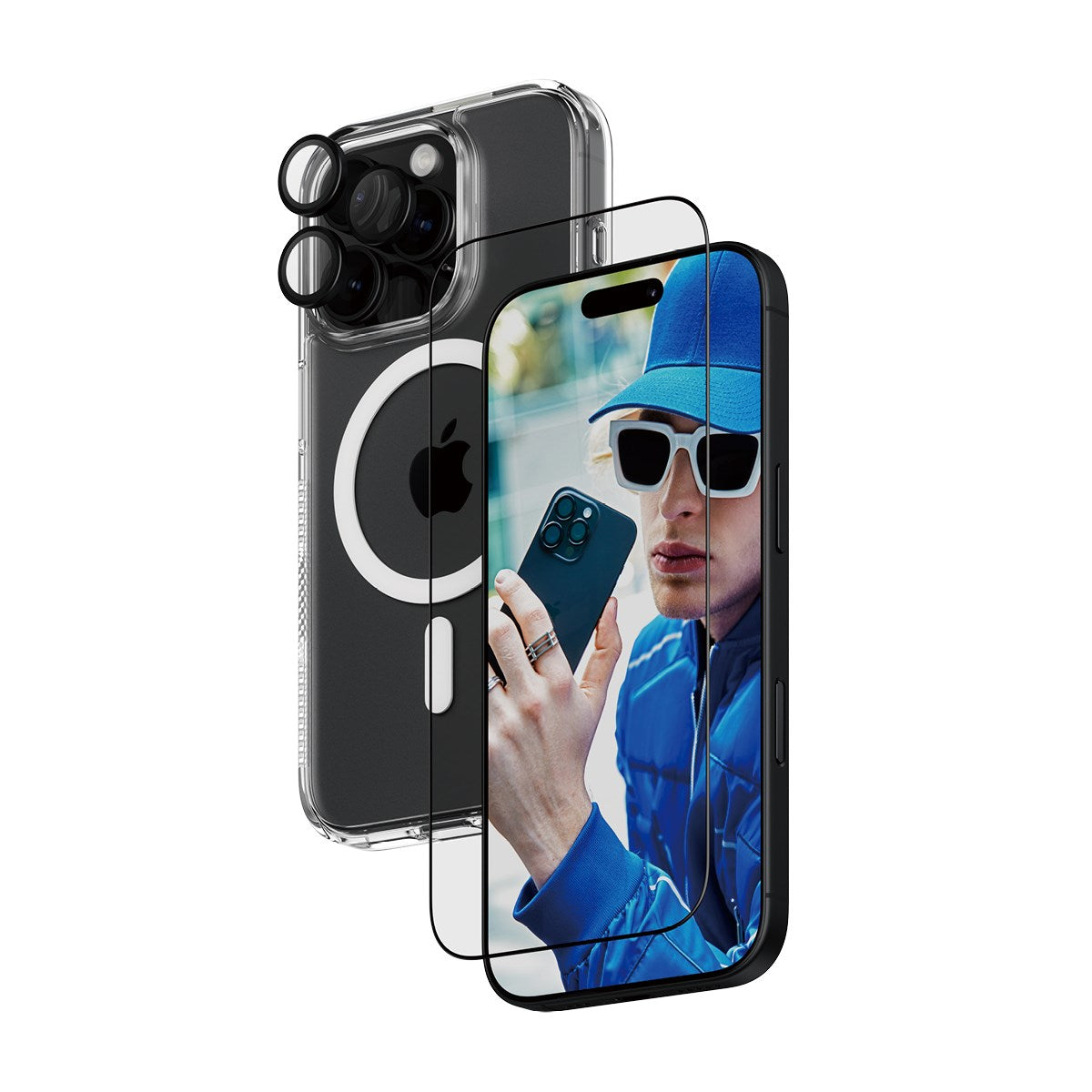 panzerglass-3-in-1-schutz-set-mit-hardcase-und-hoops-f-r-iphone-16-pro image 1