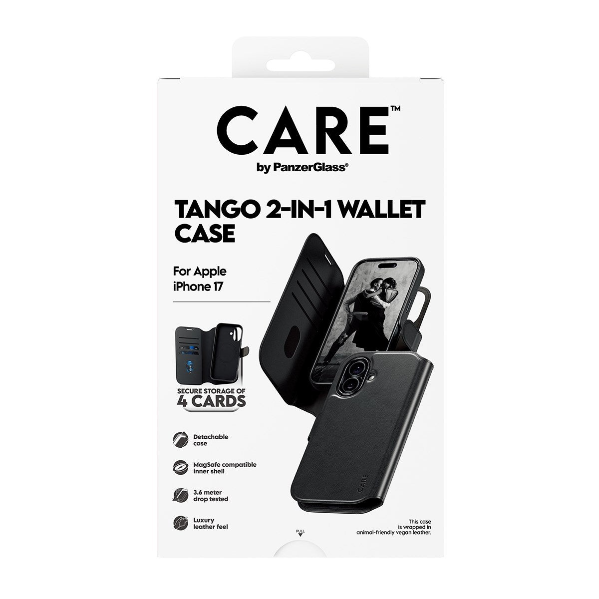 care-by-panzerglass-tango-2-in-1-wallet-case-magsafe-iphone-17-veganes-leder image 3