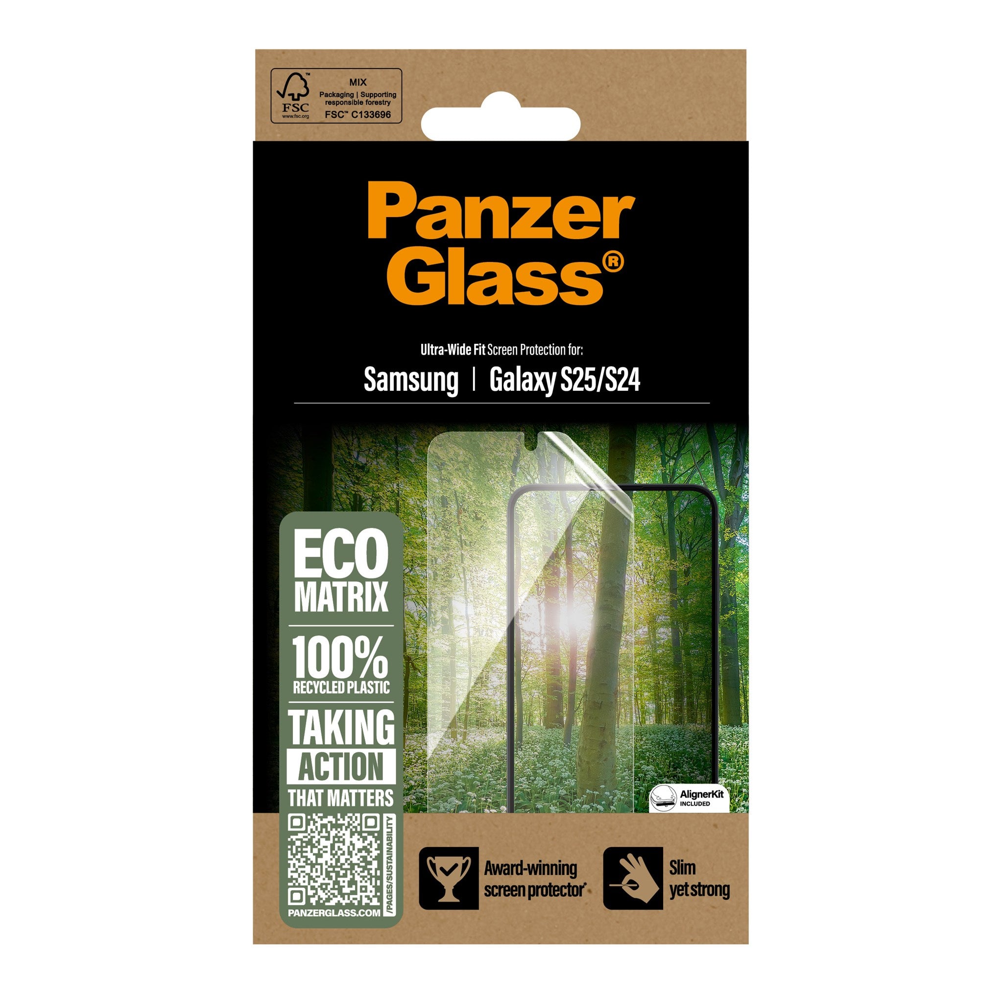 panzerglass-eco-matrix-displayschutz-samsung-galaxy-s25-s24-ultra-wide-fit image 3
