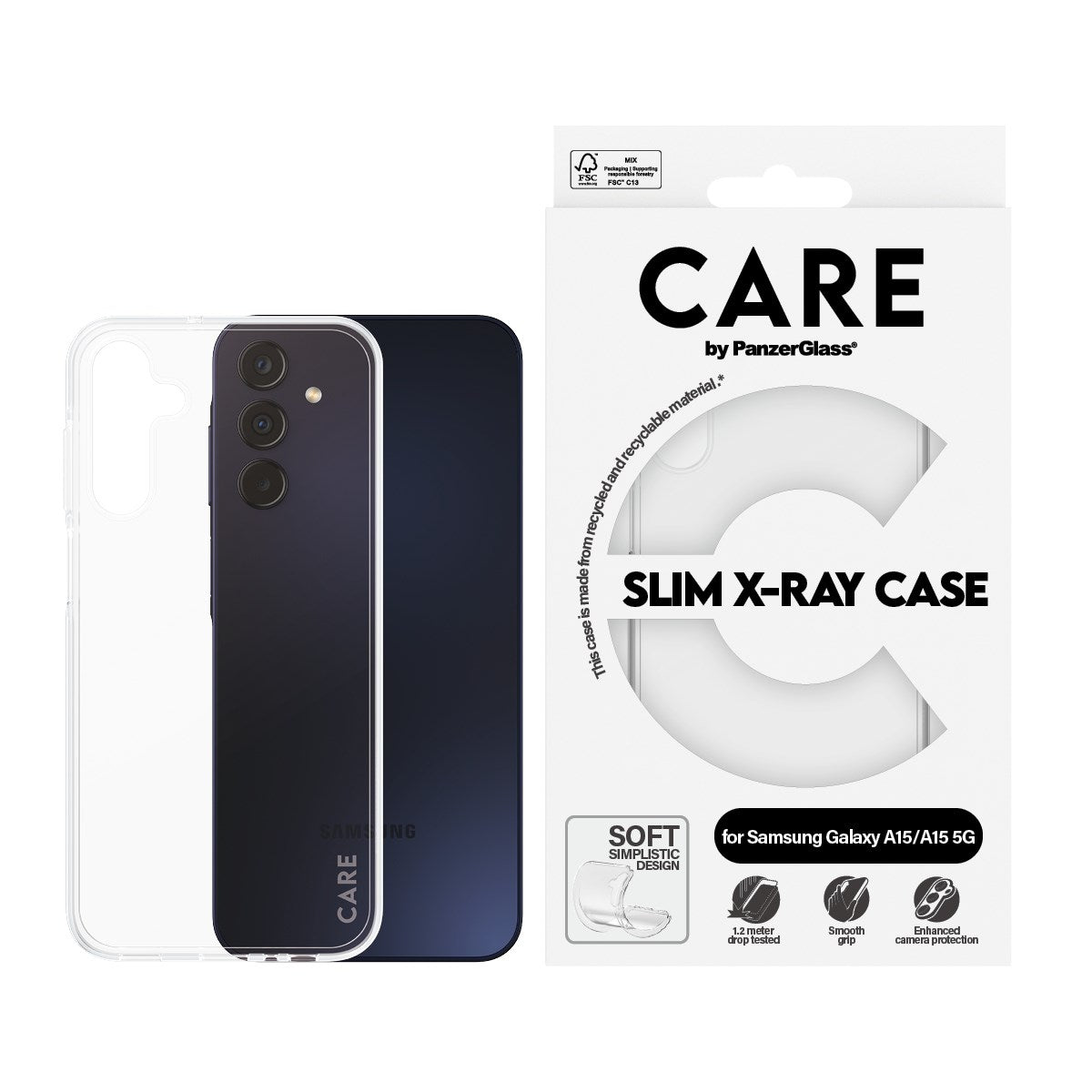 care-by-panzerglass-x-ray-case-transparent-f-r-samsung-galaxy-a15-a15-5g image 2