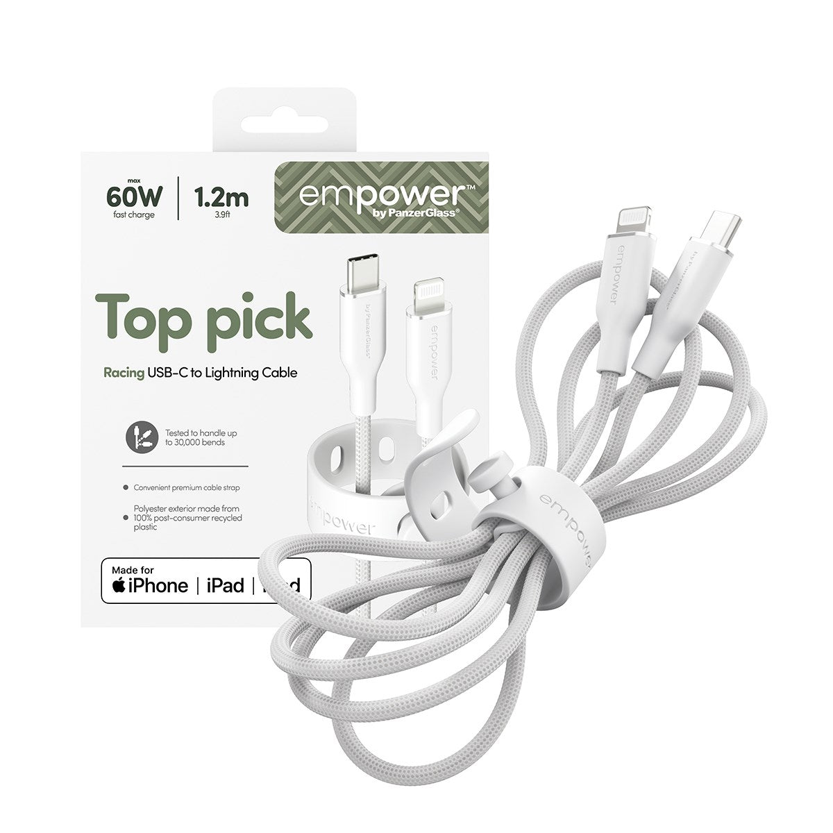 empower-by-panzerglass-racing-kabel-60w-usb-c-auf-lightning-1-2-m-silber-wei image 5