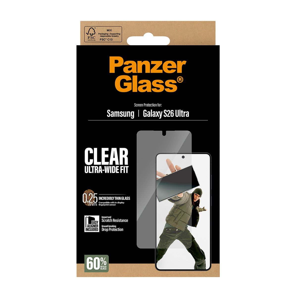 panzerglass-displayschutz-samsung-galaxy-s26-ultra-ultra-wide-fit-mit-easyaligne image 3
