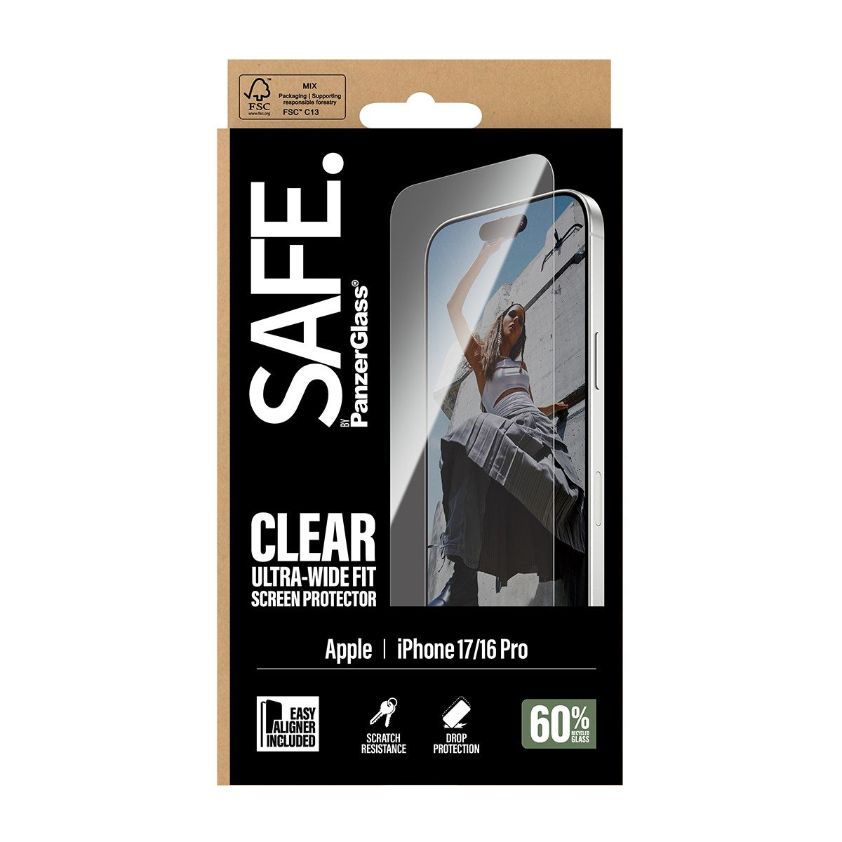 safe-by-panzerglass-displayschutz-iphone-17-iphone-16-pro-ultra-wide-fit-mit-eas image 3