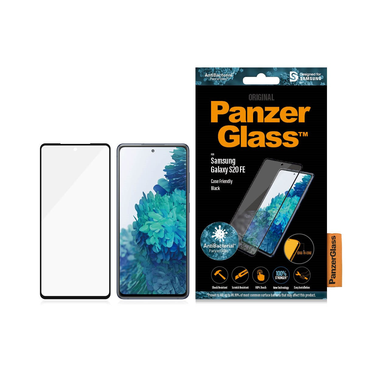 panzerglass-displayschutz-samsung-galaxy-s20-fe-case-friendly image 3