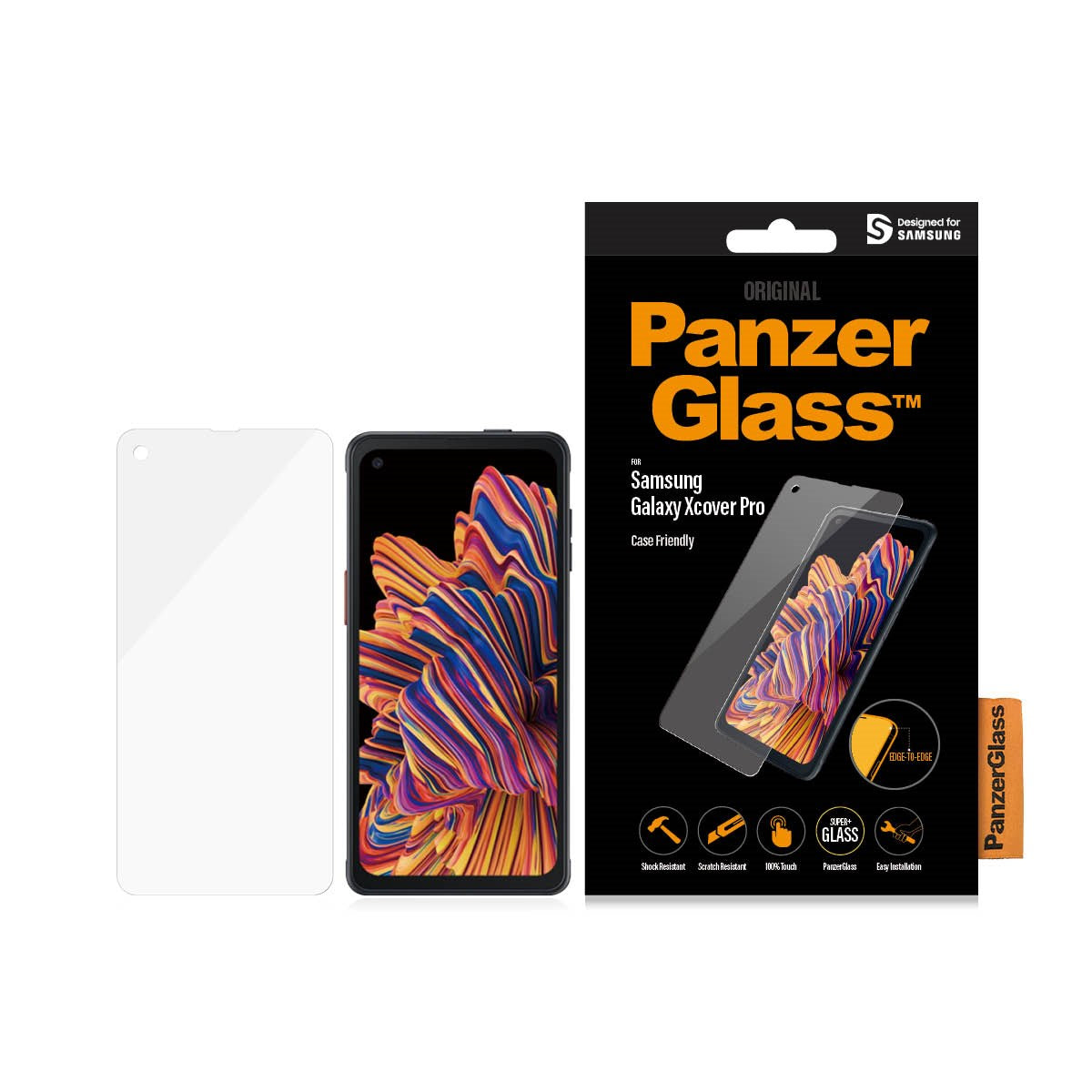 panzerglass-displayschutz-samsung-galaxy-xcover-pro-edge-to-edge-case-friendly image 3