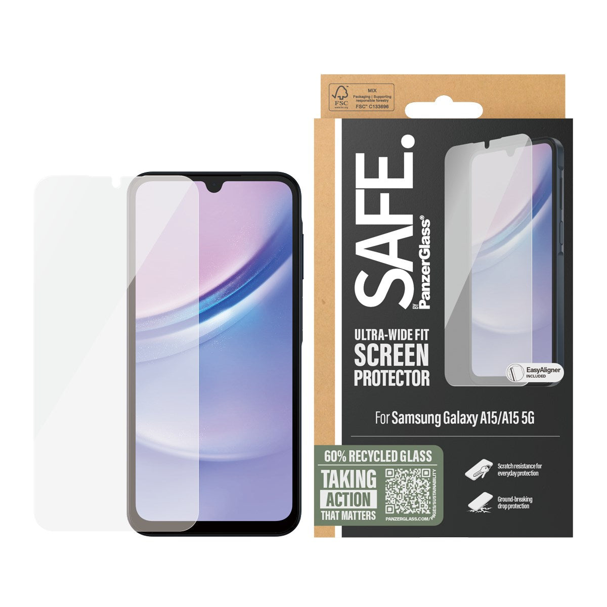safe-by-panzerglass-displayschutz-f-r-samsung-galaxy-a15-a15-5g-ultra-wide-fit-m image 2