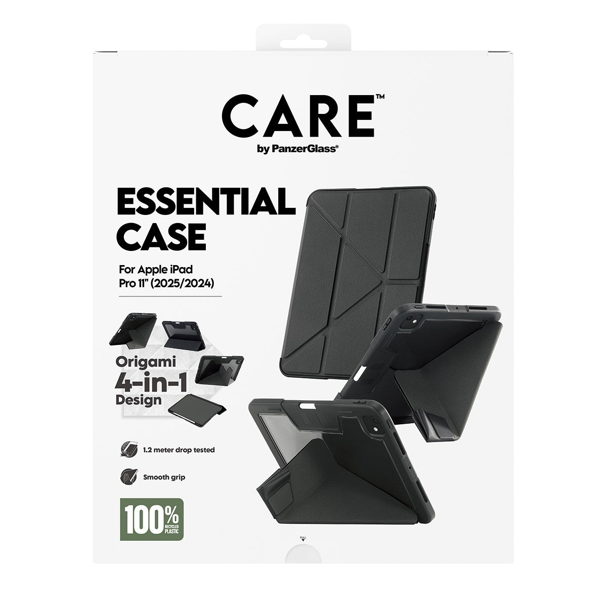 care-by-panzerglass-essential-case-schwarz-ipad-pro-11-zoll-2024-2025-origami-4- image 3