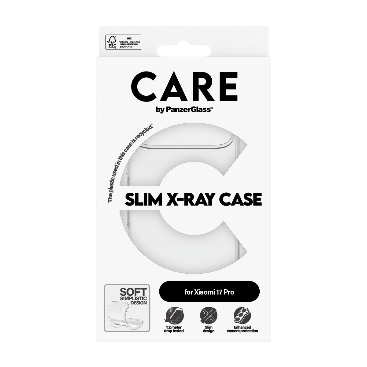 care-by-panzerglass-x-ray-case-xiaomi-17-pro-transparent image 3