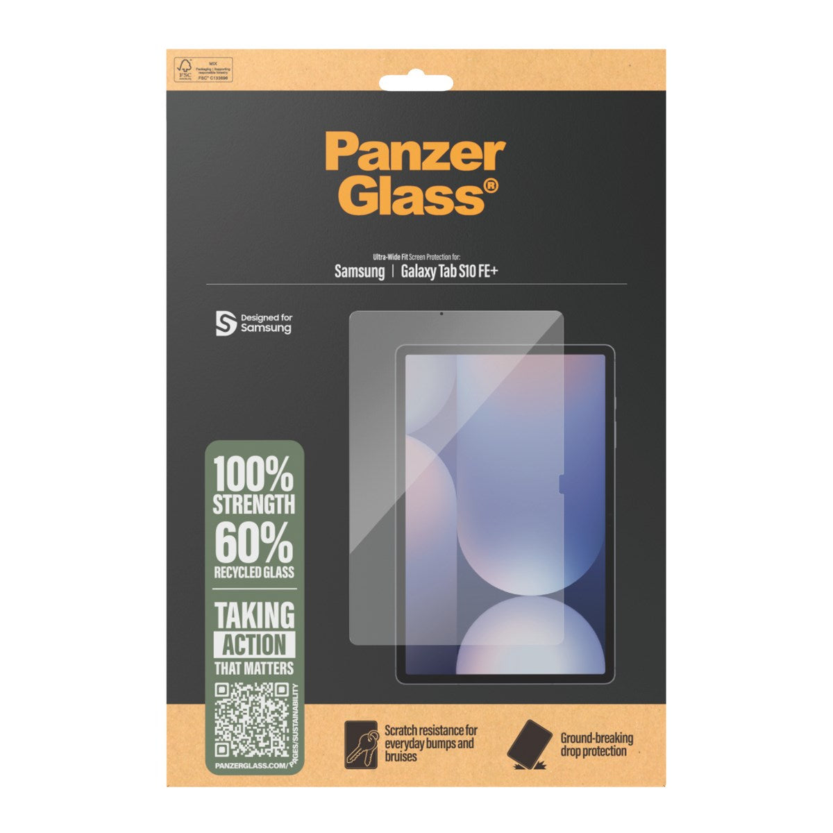 panzerglass-displayschutz-samsung-galaxy-tab-s10-fe-ultra-wide-fit image 3