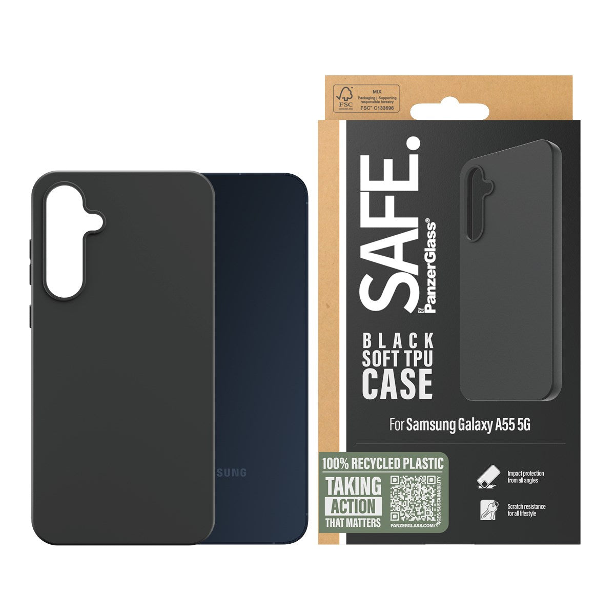safe-by-panzerglass-tpu-case-schwarz-samsung-galaxy-a55-5g image 2