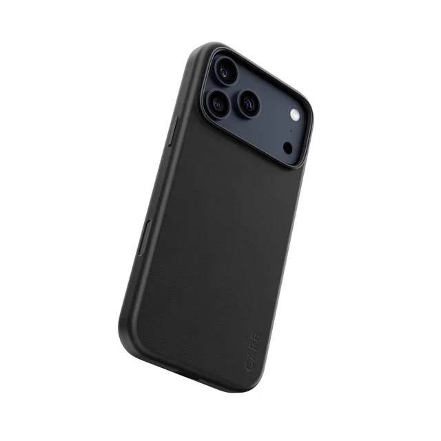 care-by-panzerglass-solo-case-schwarz-iphone-17-pro-max-veganes-leder image 1