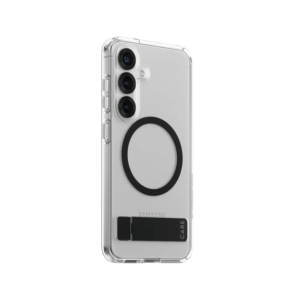 care-by-panzerglass-kickstand-case-transparent-mit-qi-f-r-samsung-galaxy-s25 image 1