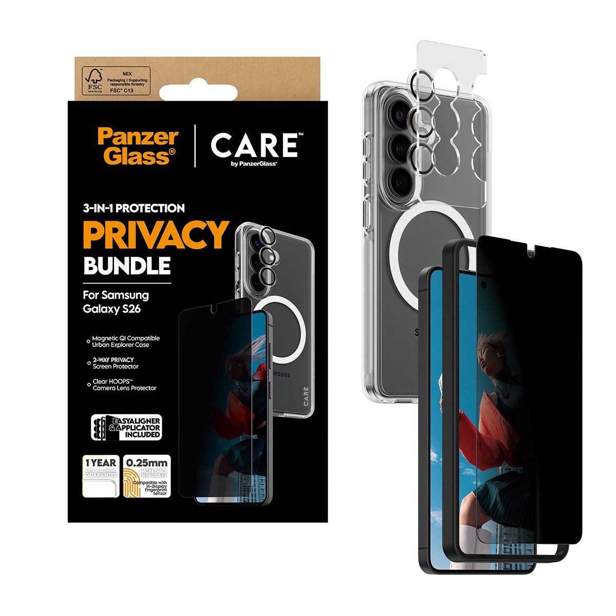 panzerglass-care-privacy-3-in-1-set-samsung-galaxy-s26 image 6