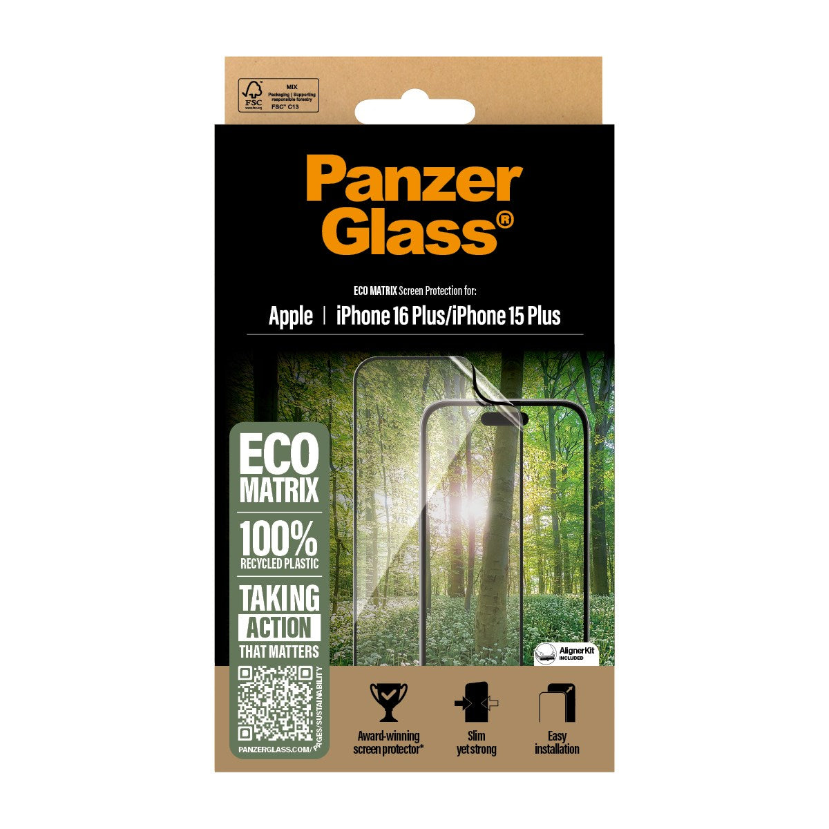 panzerglass-eco-matrix-displayschutz-iphone-16-plus-15-plus-ultra-wide-fit image 3
