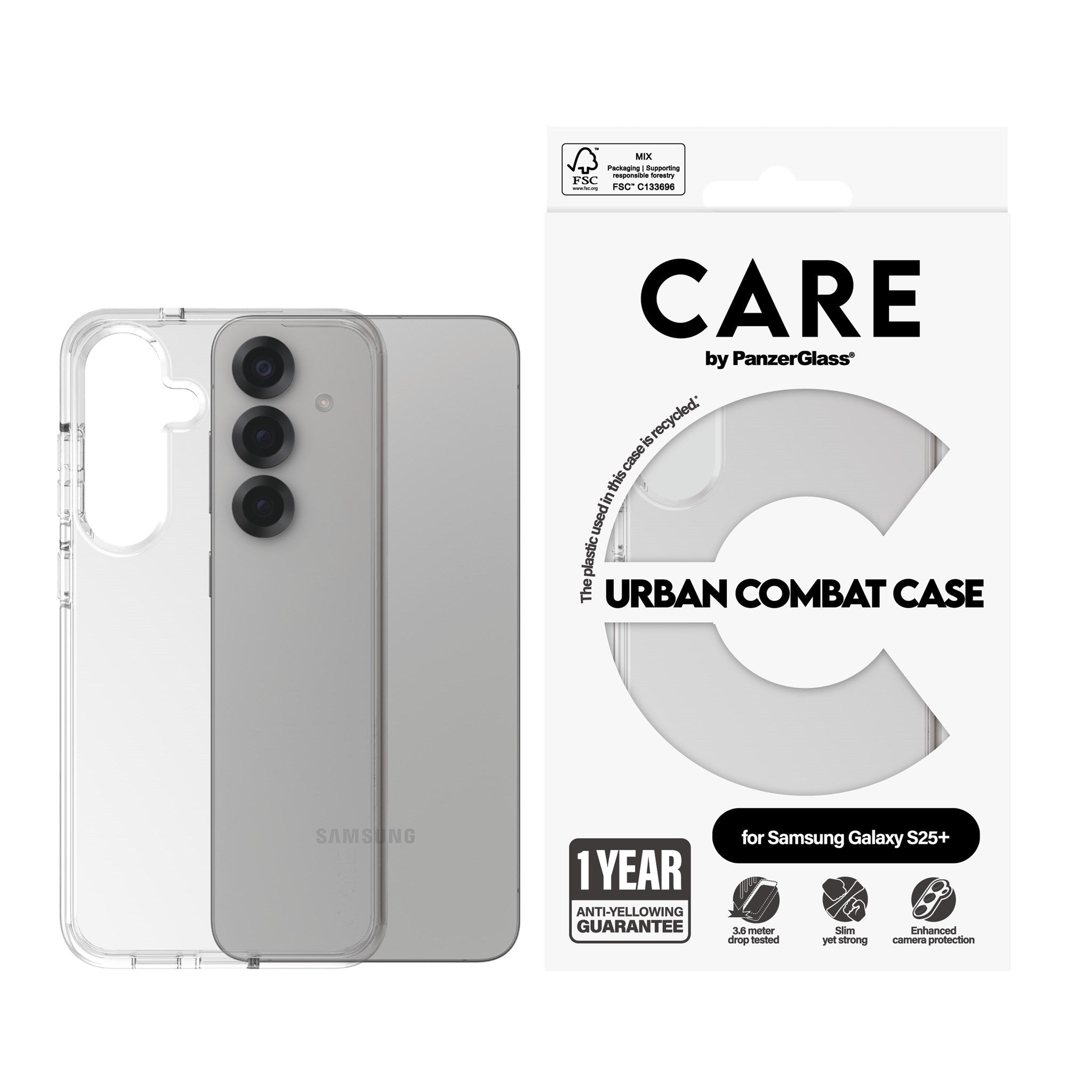 care-by-panzerglass-urban-combat-case-transparent-f-r-samsung-galaxy-s25 image 2