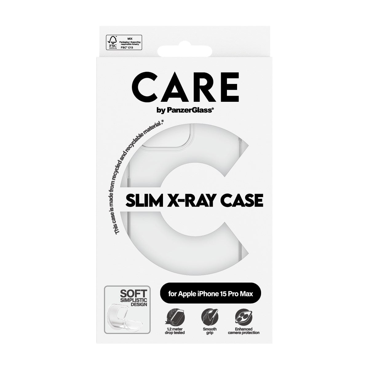 panzerglass-care-x-ray-h-lle-iphone-15-pro-max-transparent image 3