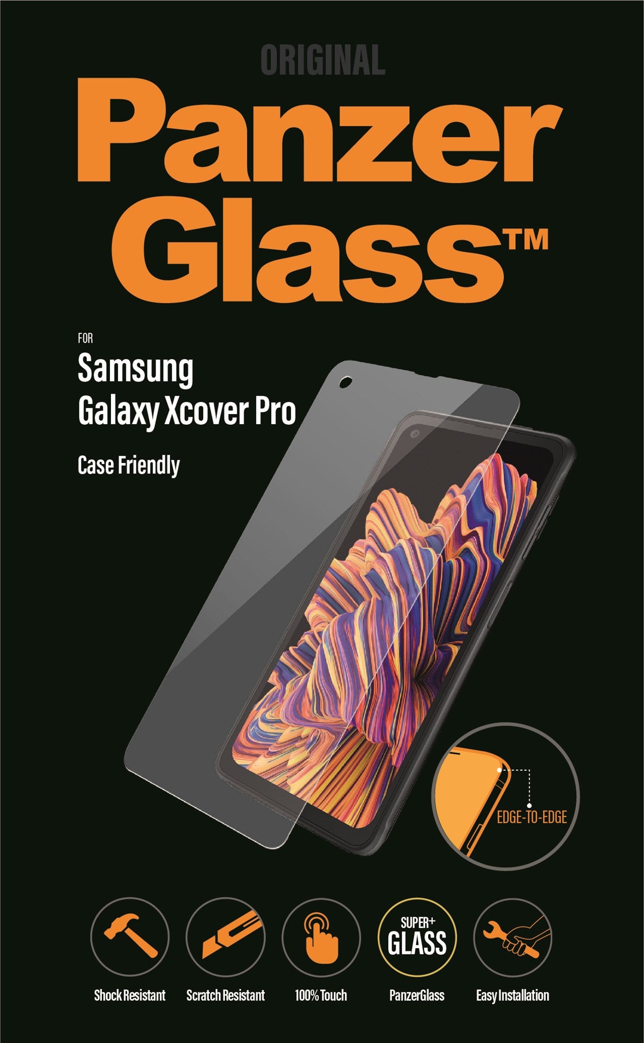 panzerglass-displayschutz-samsung-galaxy-xcover-pro-edge-to-edge-case-friendly image 8