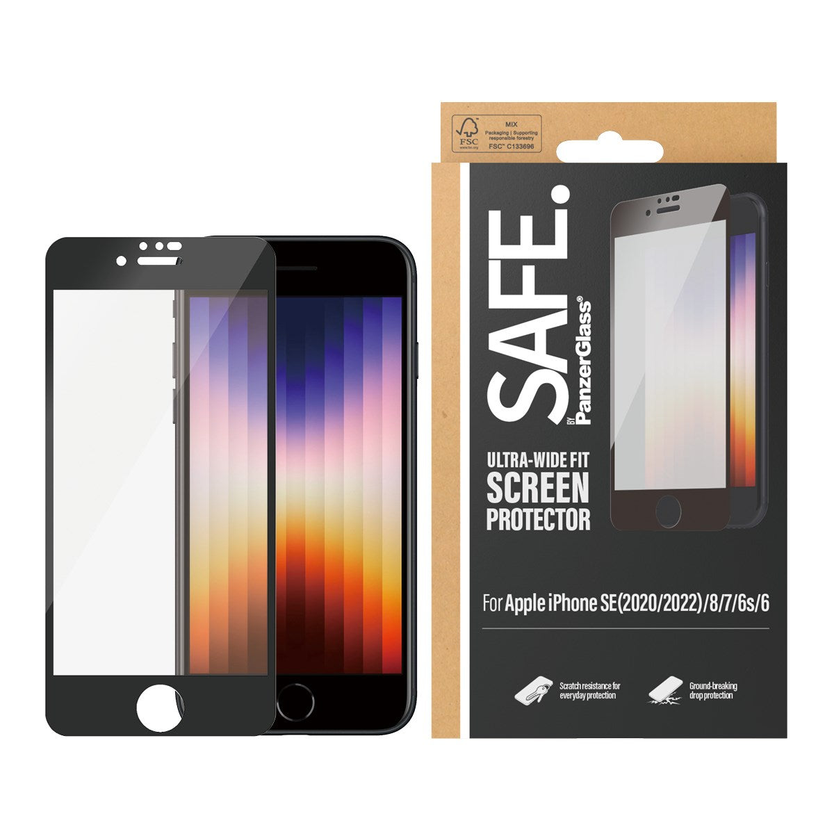 safe-by-panzerglass-displayschutzglas-edge-to-edge-f-r-iphone-se-2020-2022-8-7-6 image 2
