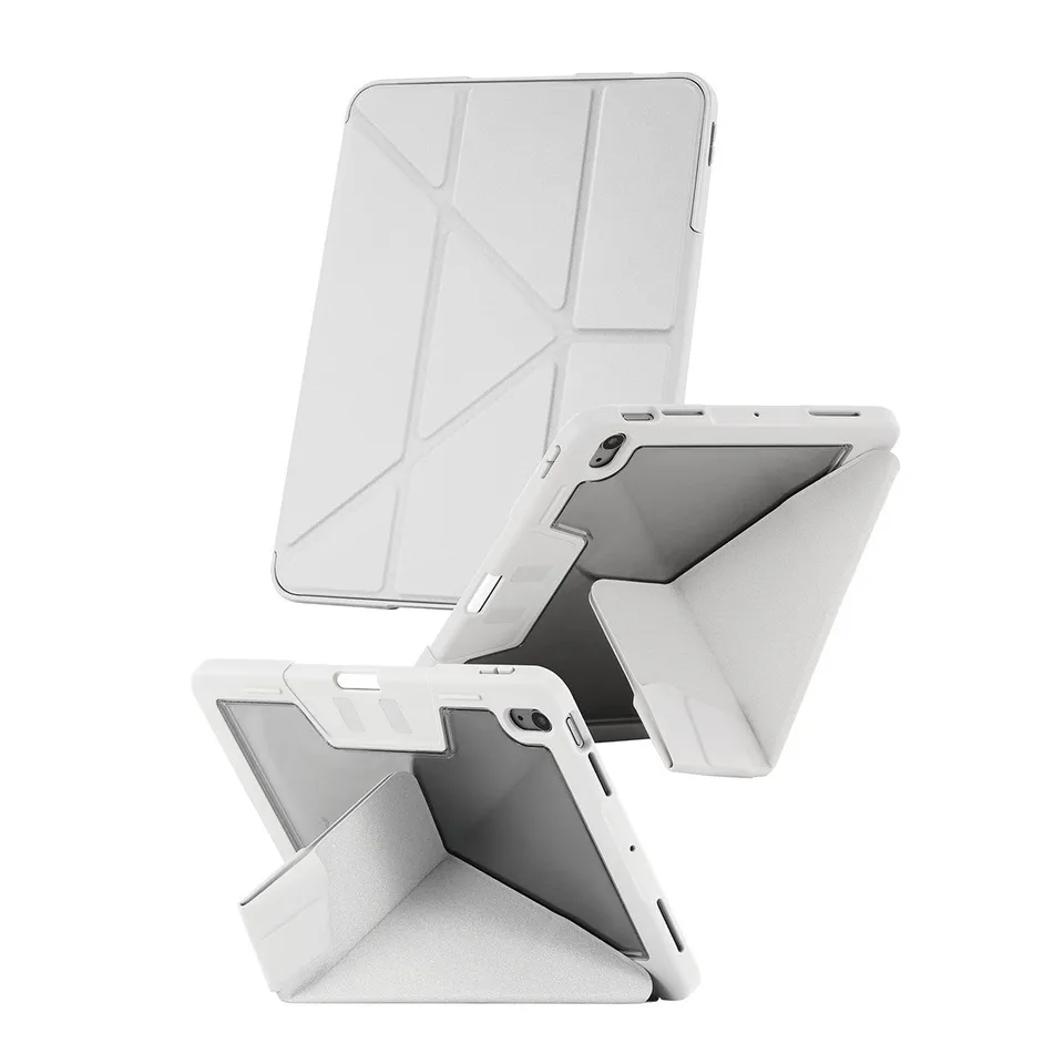 care-by-panzerglass-essential-case-hell-grau-ipad-air-11-2024-2026-origami image 1