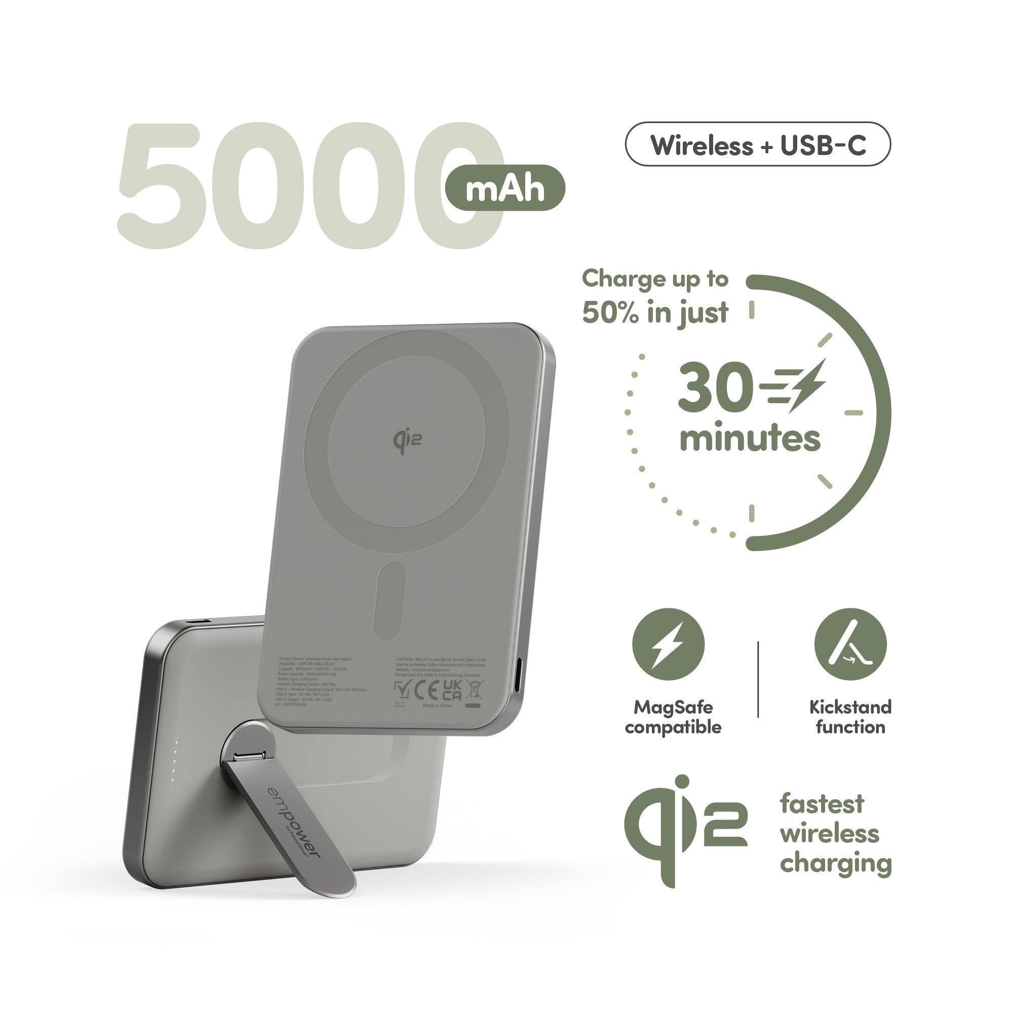 empower-by-panzerglass-powerbank-mit-spin-stand-5000mah-titanium image 8