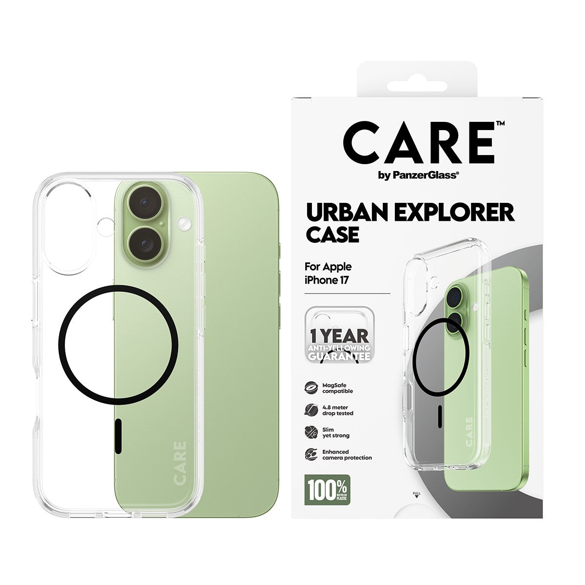 care-by-panzerglass-urban-explorer-case-transparent-schwarz-magsafe-iphone-17 image 2
