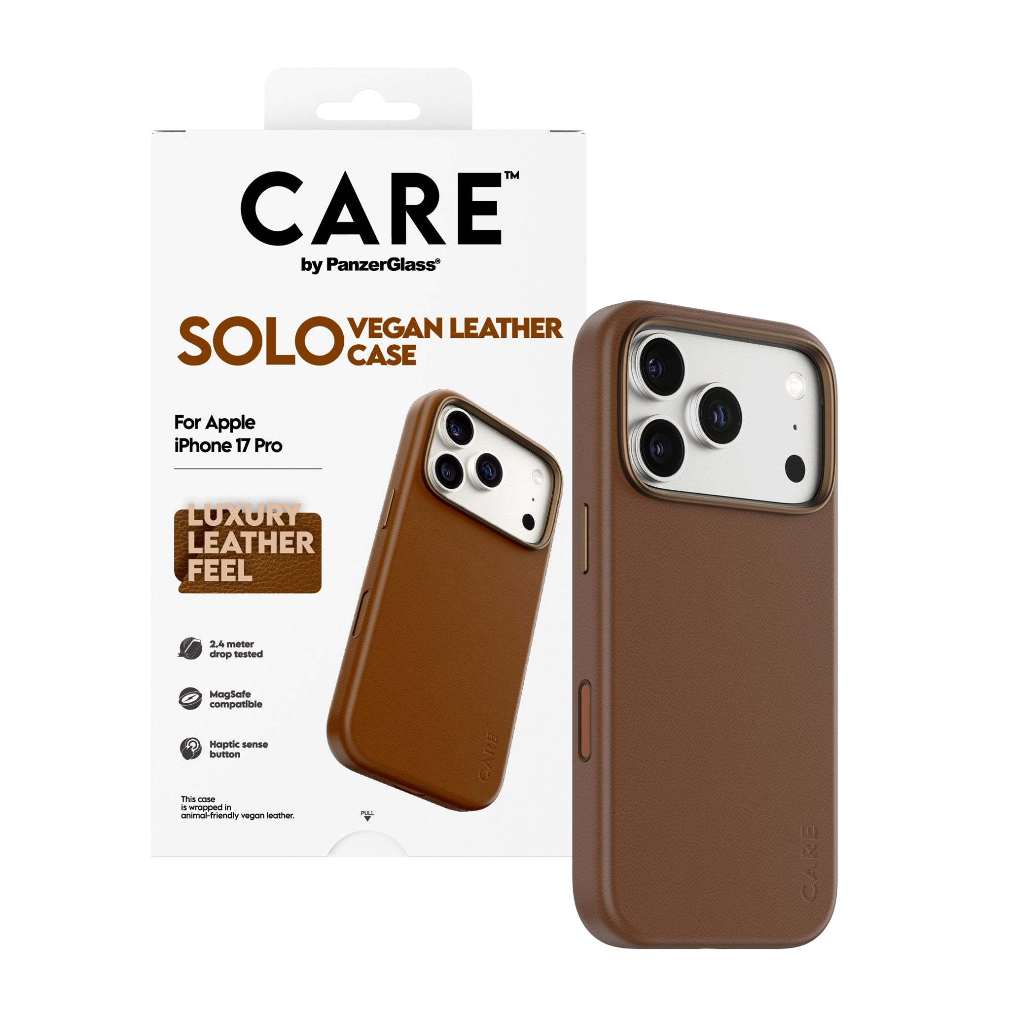 care-by-panzerglass-solo-case-veganes-leder-braun-f-r-iphone-17-pro image 5