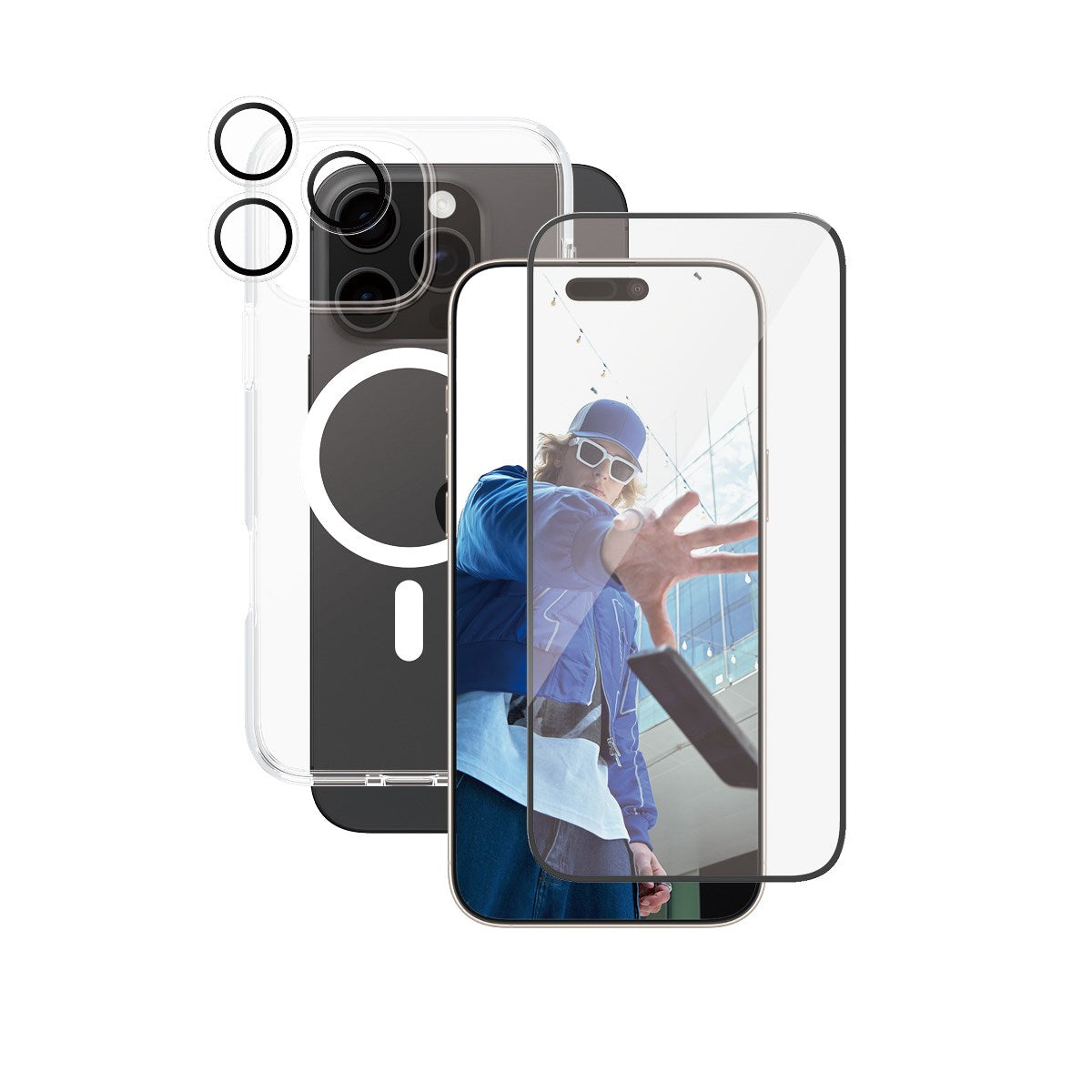 care-by-panzerglass-3-in-1-set-transparent-iphone-16-pro-max image 1