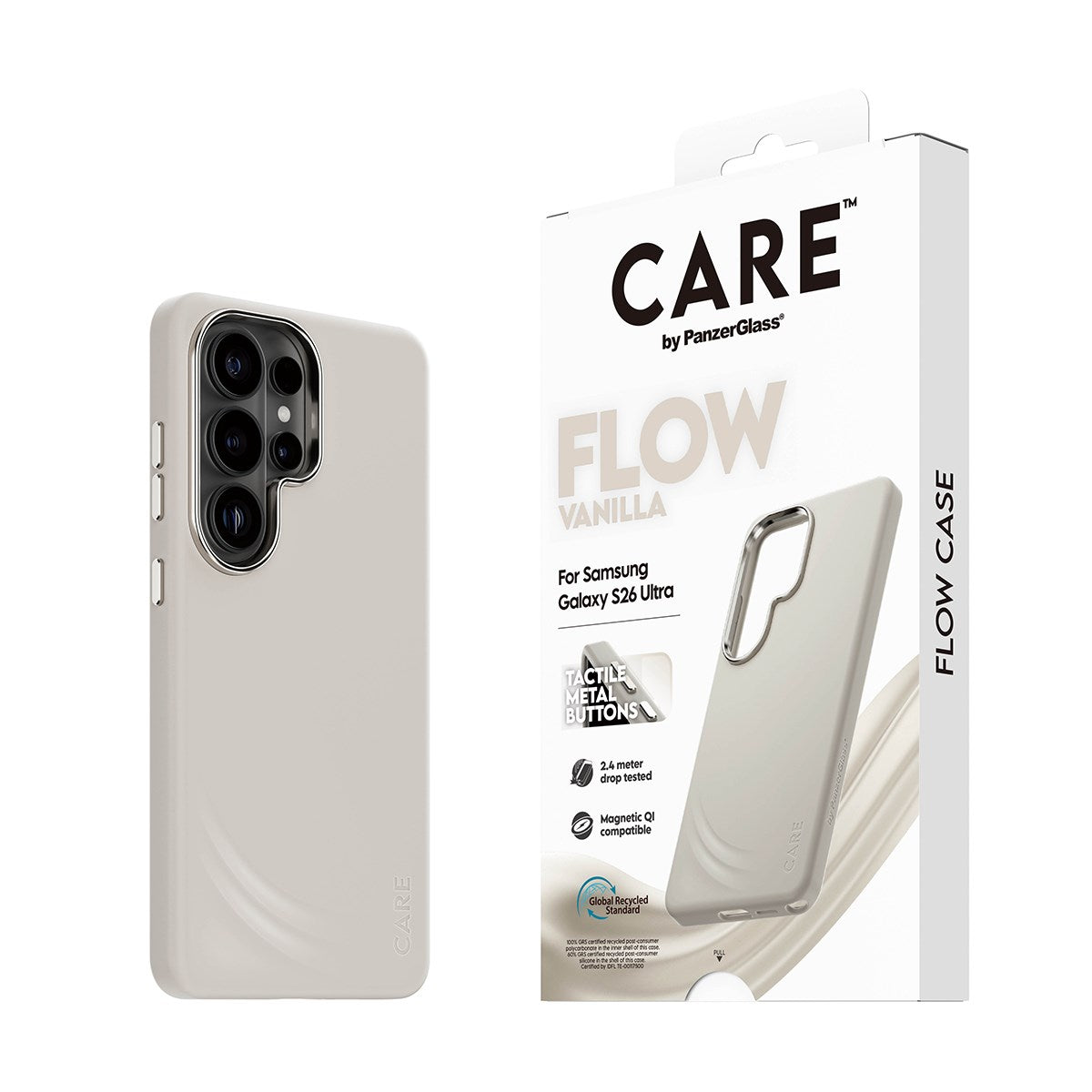 care-by-panzerglass-flow-case-vanilla-mit-qi-samsung-galaxy-s26-ultra image 6