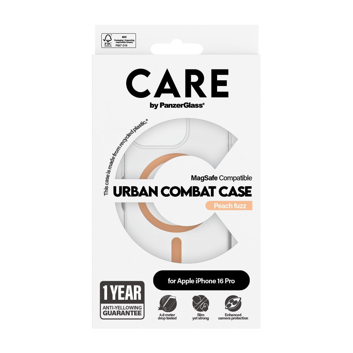 care-by-panzerglass-urban-combat-case-transparent-mit-peachy-magsafe-iphone-16-p image 3