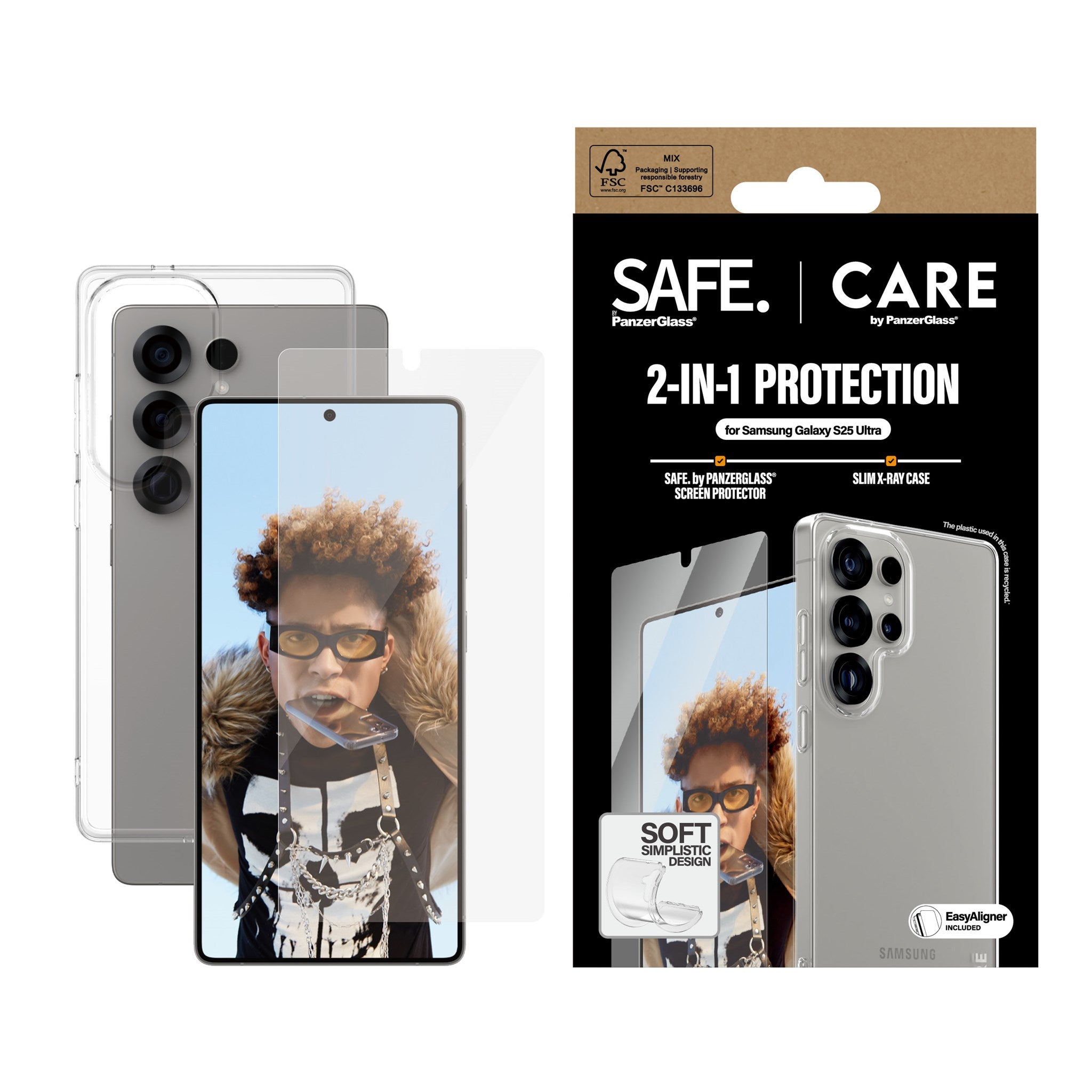 care-by-panzerglass-2-in-1-set-samsung-galaxy-s25-ultra-mit-h-lle-und-glas image 2