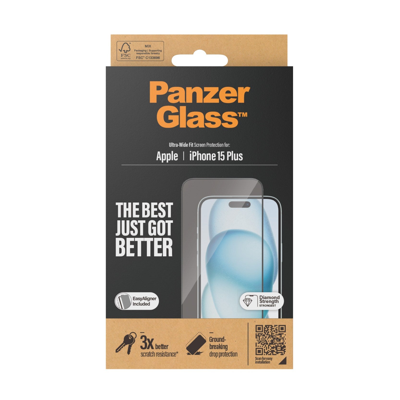 panzerglass-displayschutz-iphone-15-plus-ultra-wide-fit-mit-easyaligner image 3