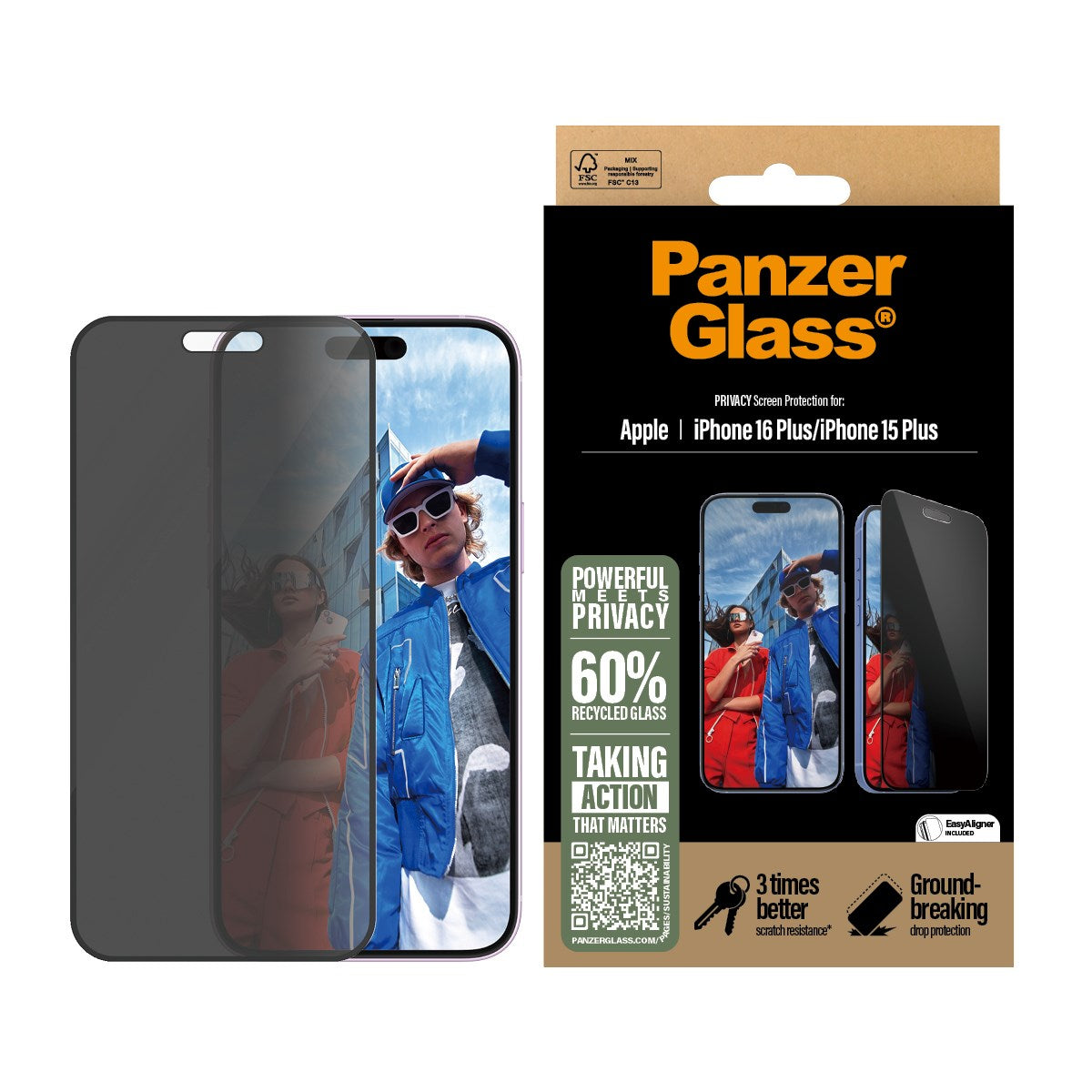 panzerglass-2-way-privacy-displayschutz-f-r-iphone-16-plus-15-plus-mit-easyalign image 2