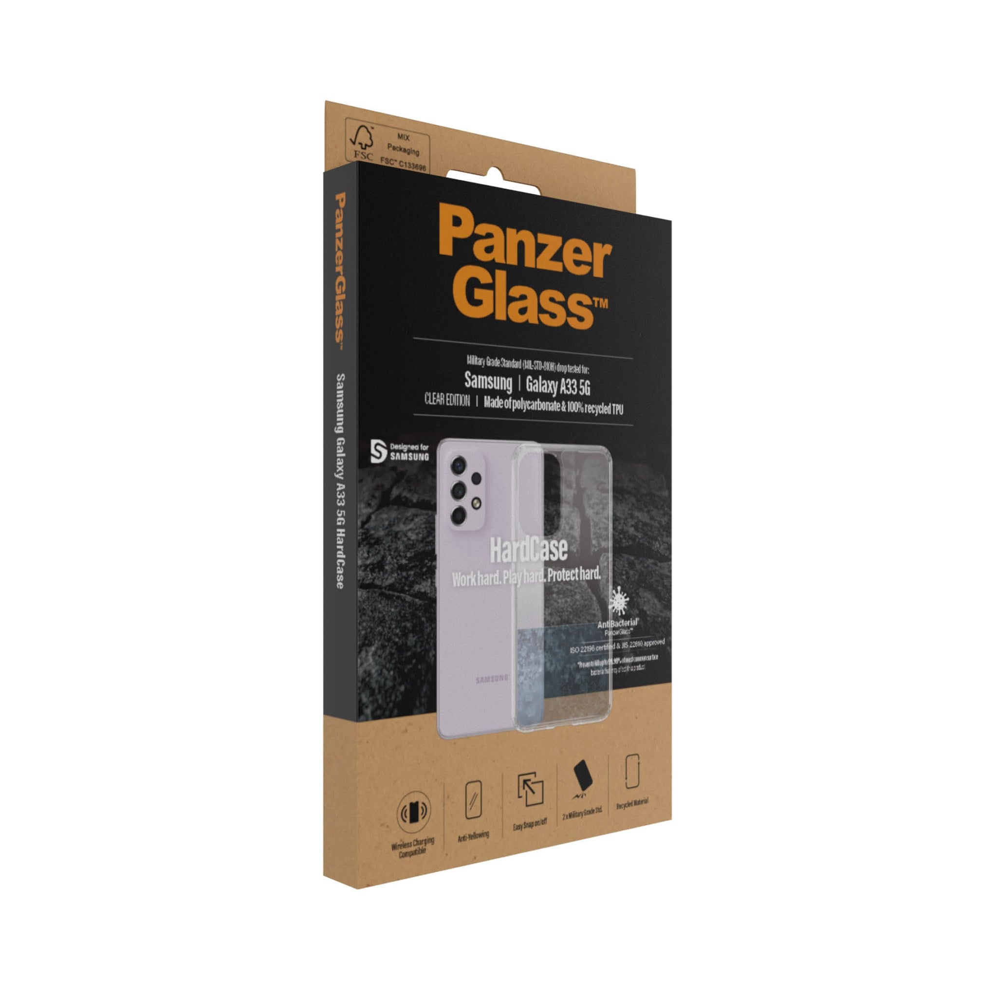 panzerglass-hardcase-samsung-galaxy-a33-5g-transparent image 4